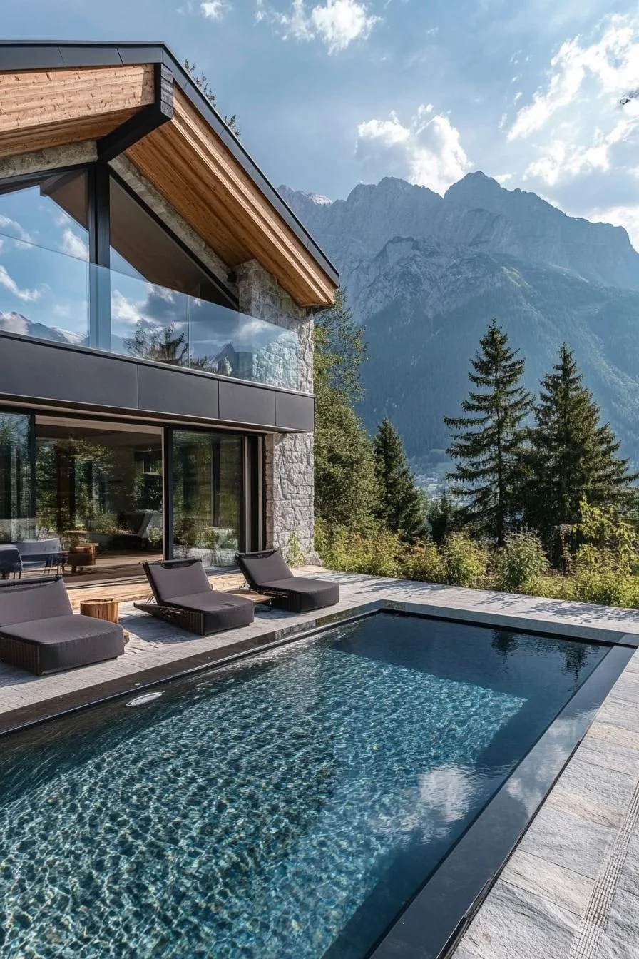 A Retreat Built From Glass and Stone