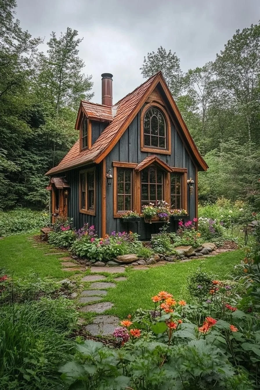 A Whimsical Cabin Deep in the Forest