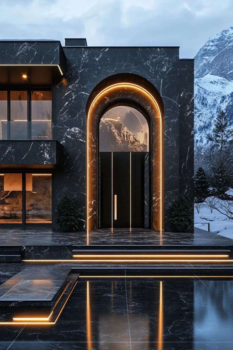 Marble Casa Under the Stars