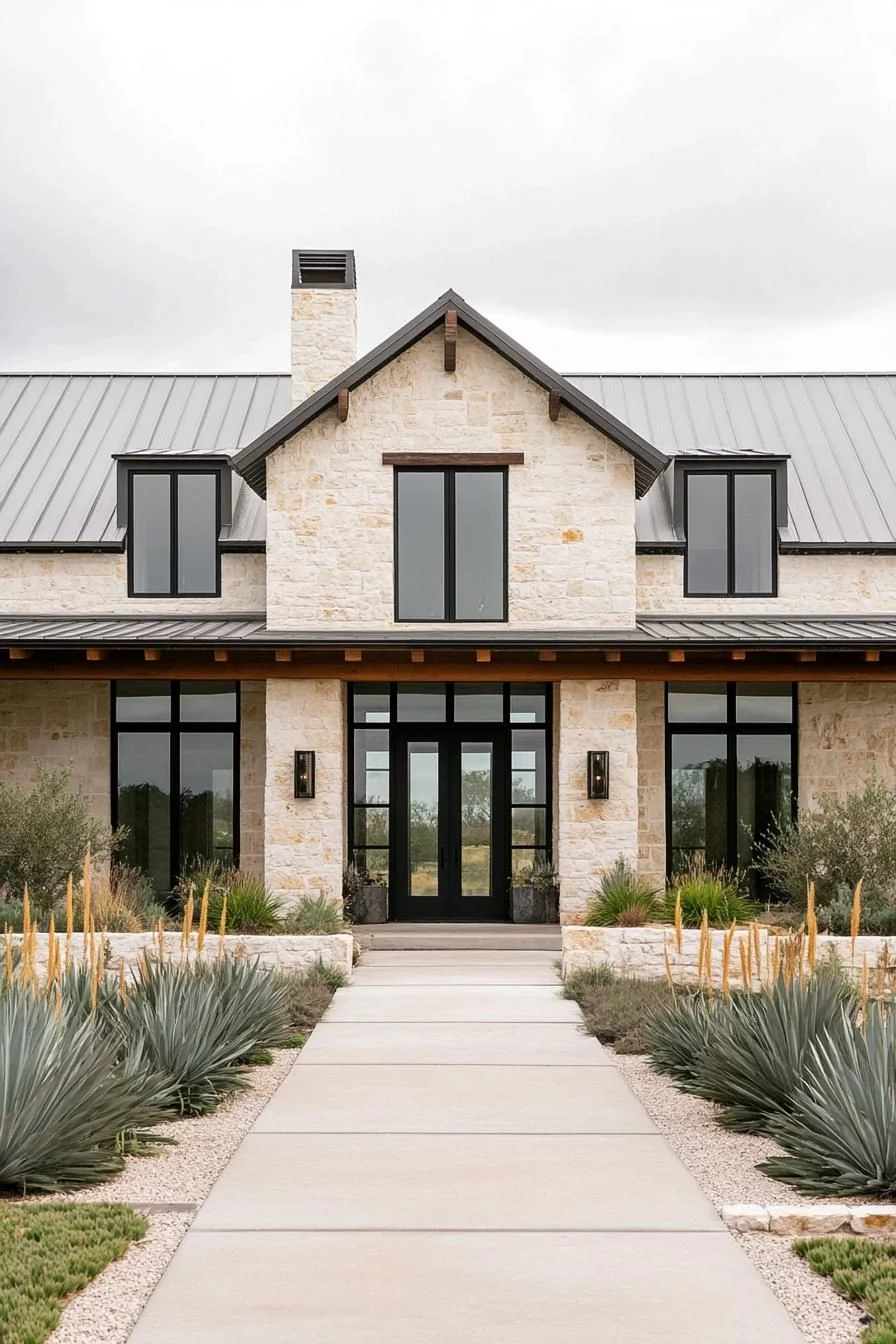 A Chic Country Farmhouse With Barnyard Style