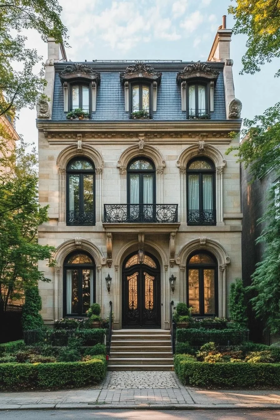 Stately Modern French Home Design