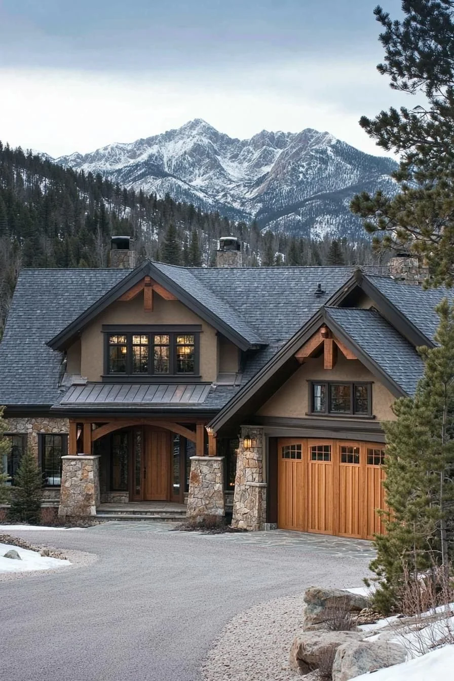 Alpine-Style Mountain Home Design