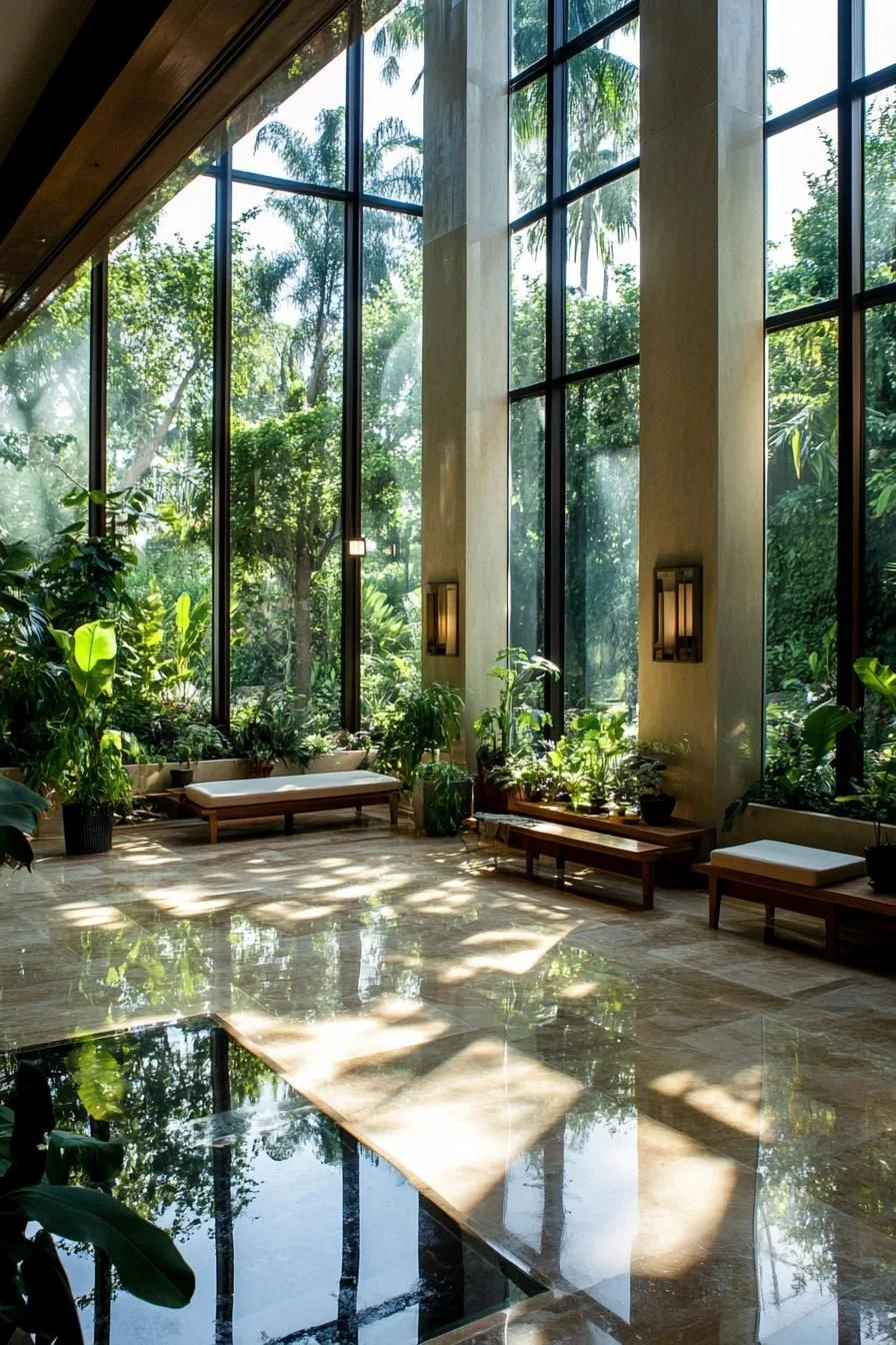 Sunlit Sanctuary: Water and Light Combined