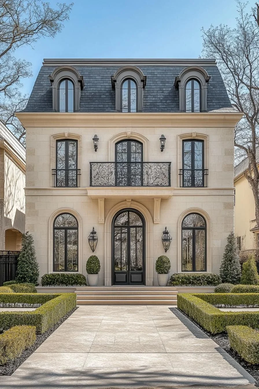 Stone Home With Parisian Style