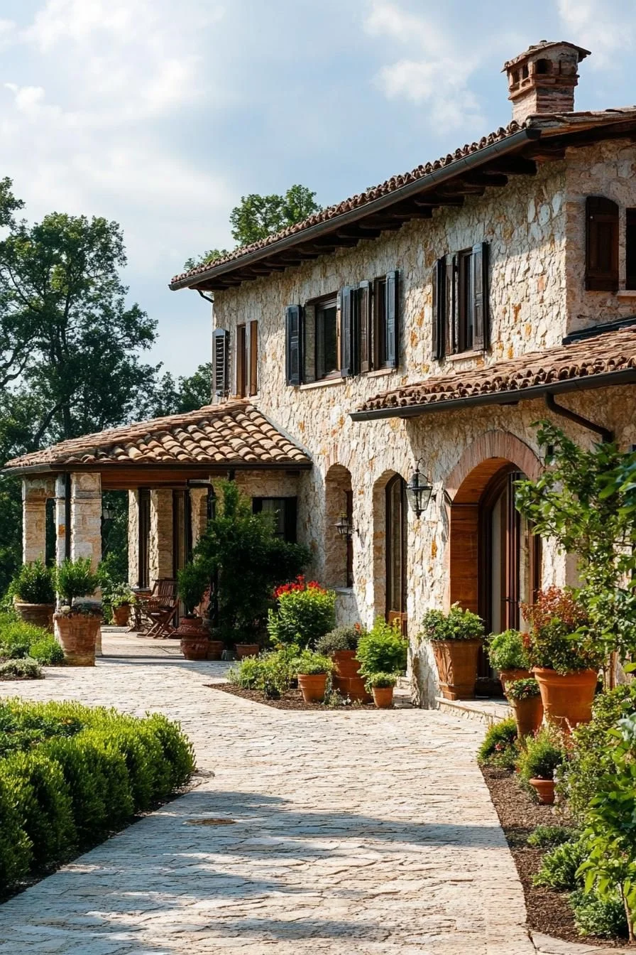 A Rustic Escape with a Sun-Warmed Stone Front
