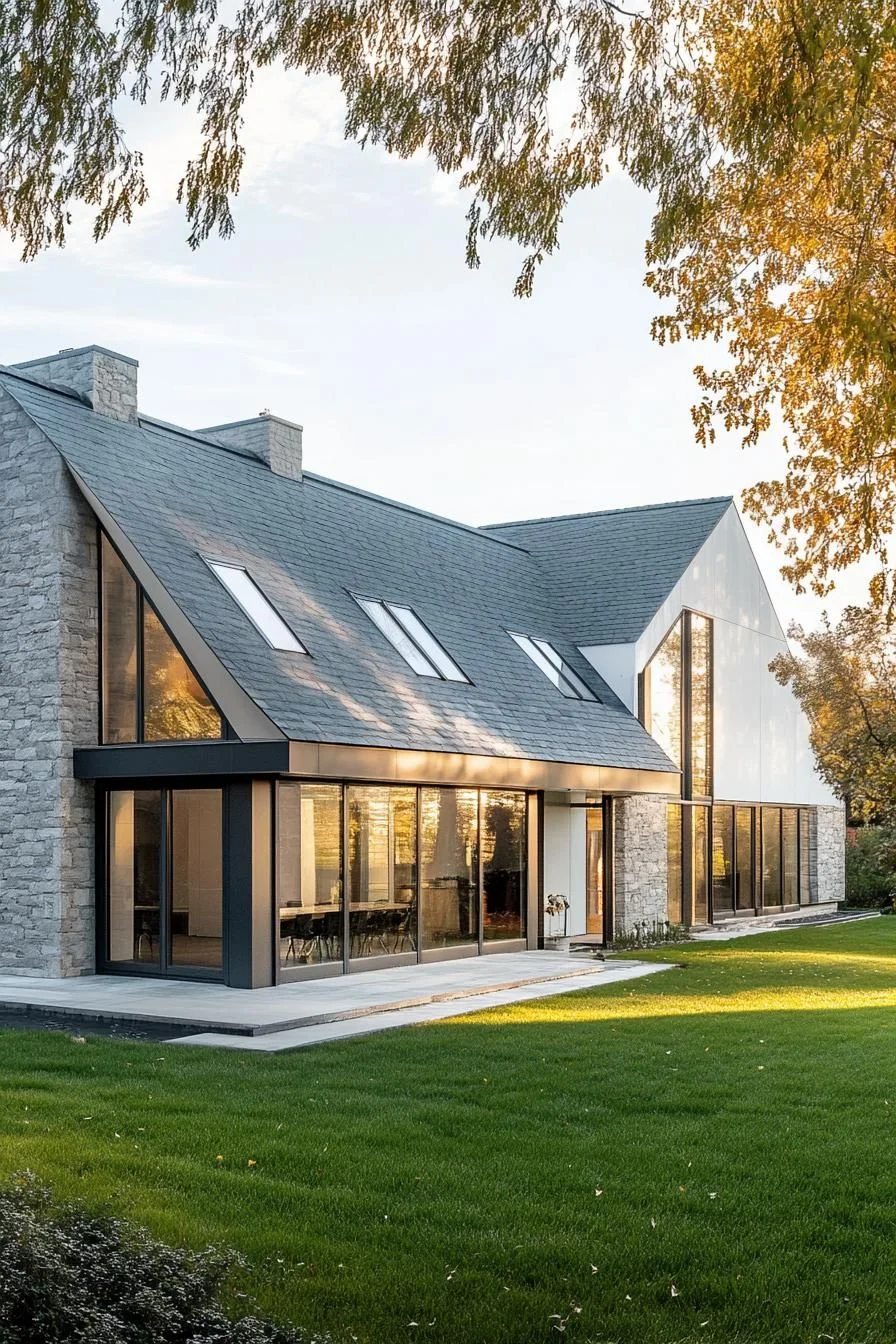 Simple and Sleek Linear Long House