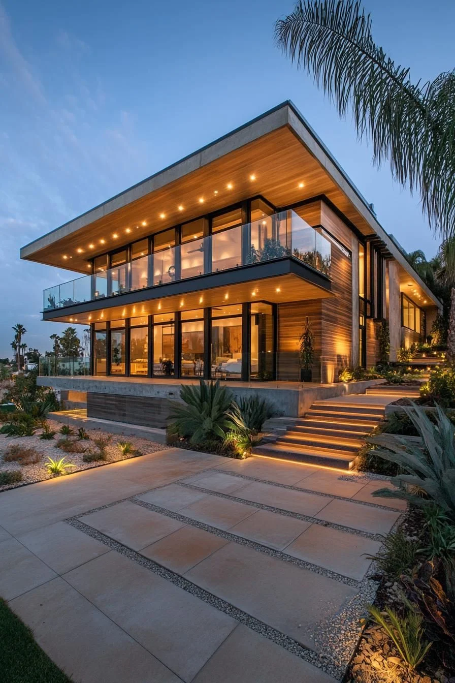A Glass-Walled Modern Marvel