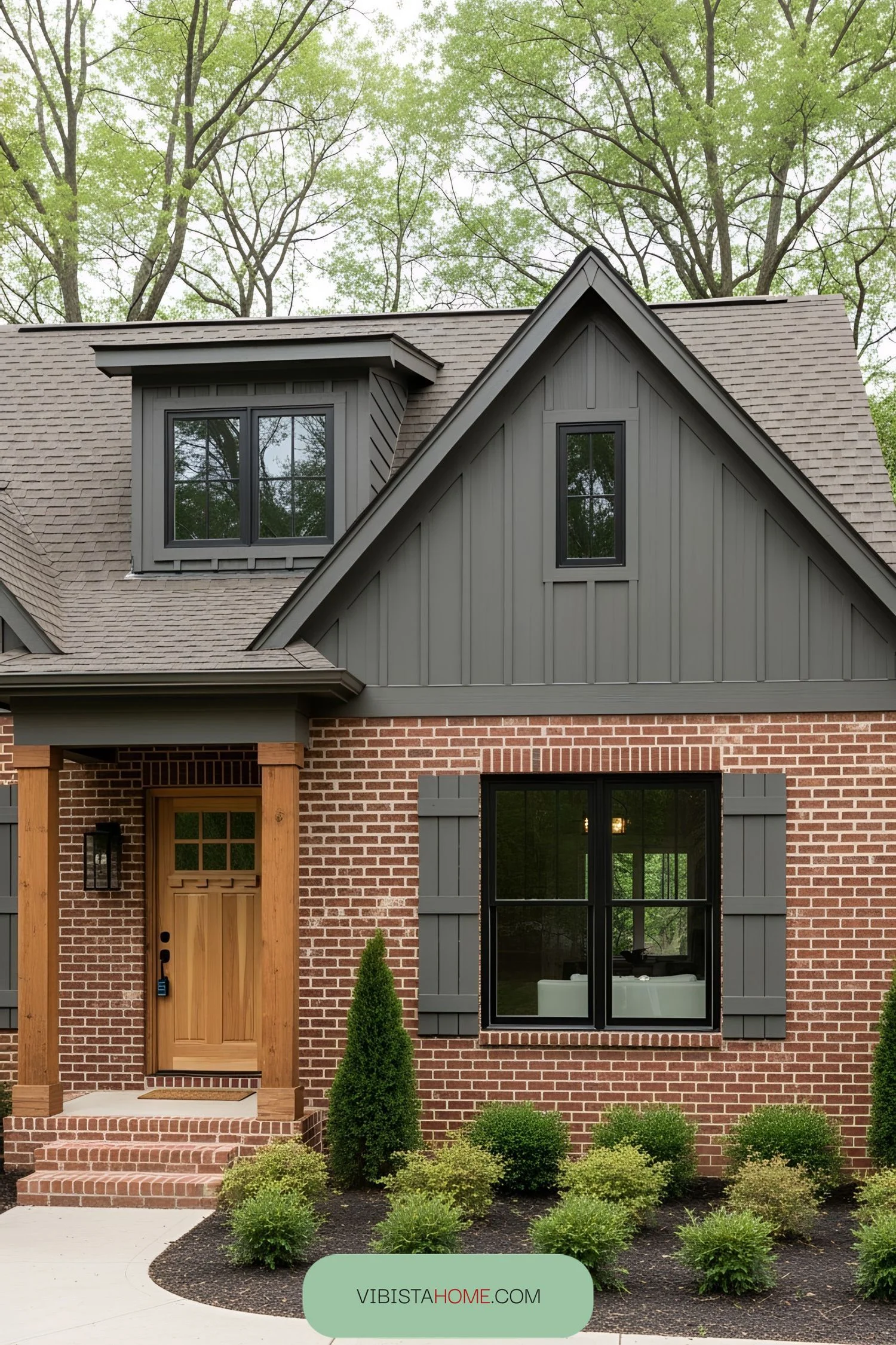 A Lovely Cottage With Brick and Wood Charm