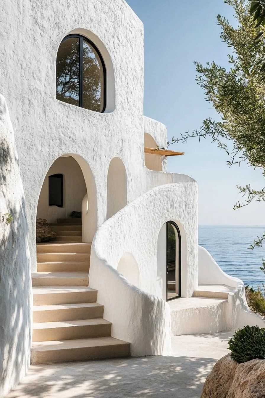 A Coastal Oasis Full of Curves and Arches