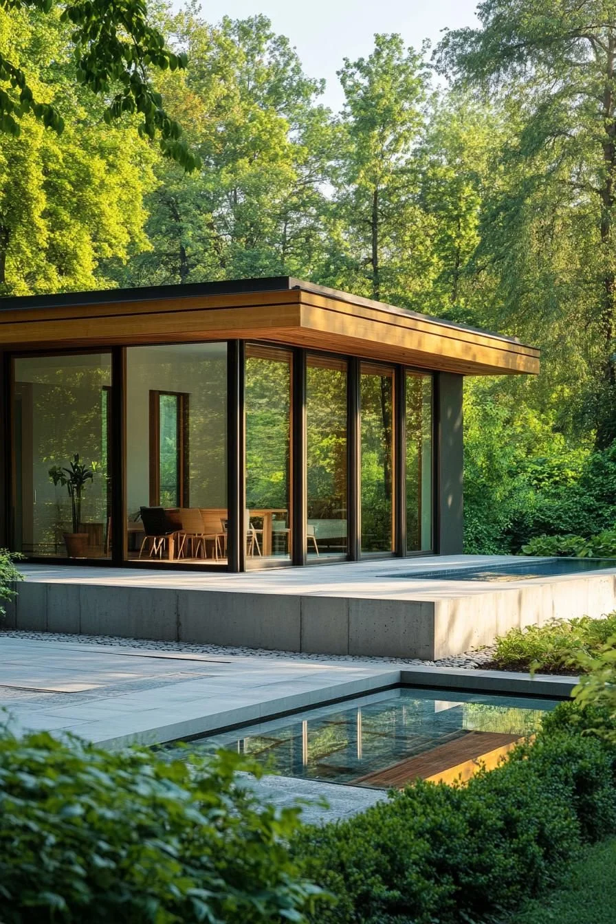 A Glass Box Retreat in Nature