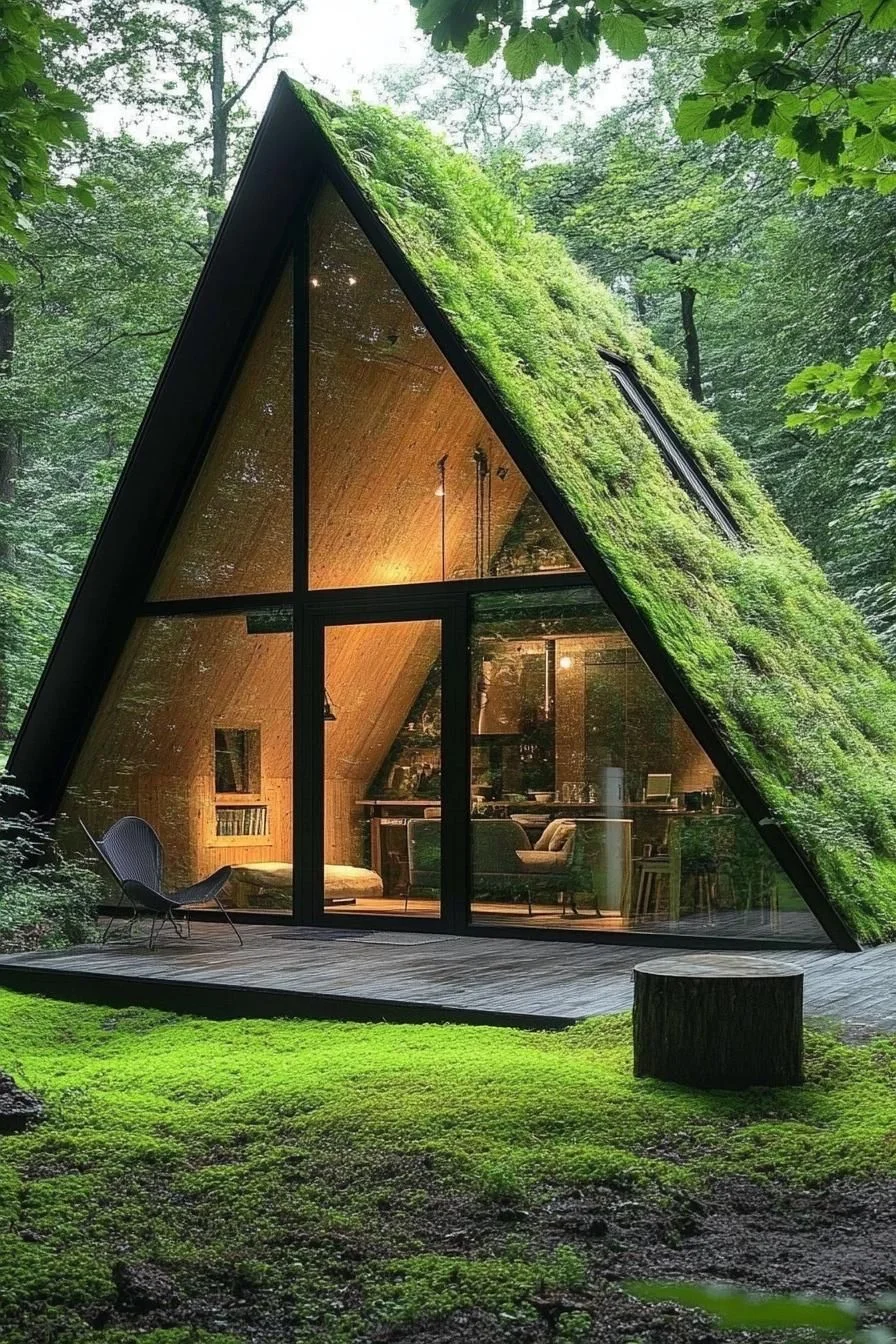 Nature-Infused Green Tiny Getaway