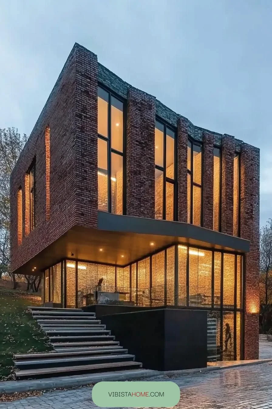 Brick Extravaganza with Grand Windows