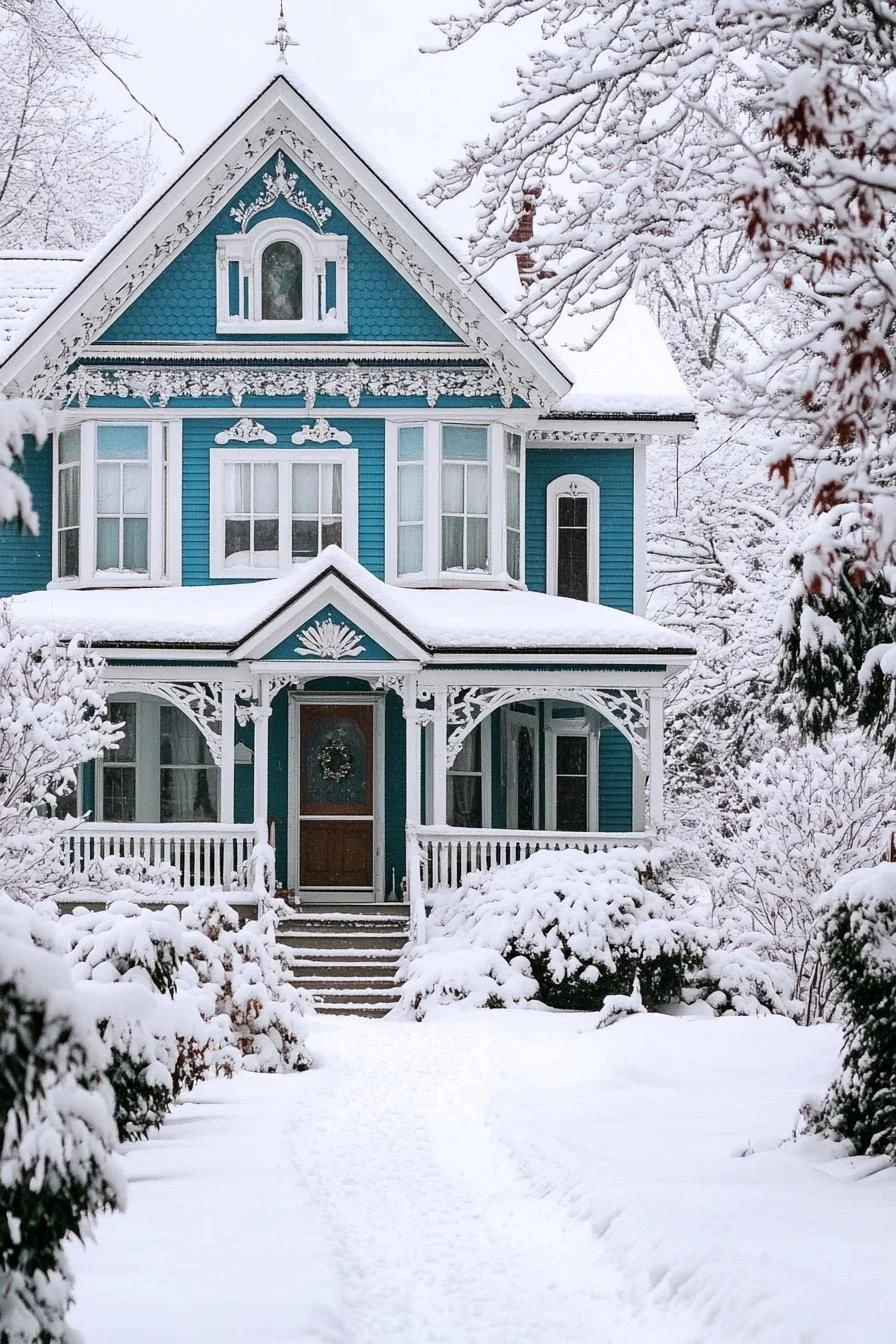 Magical Turquoise Winter Retreat