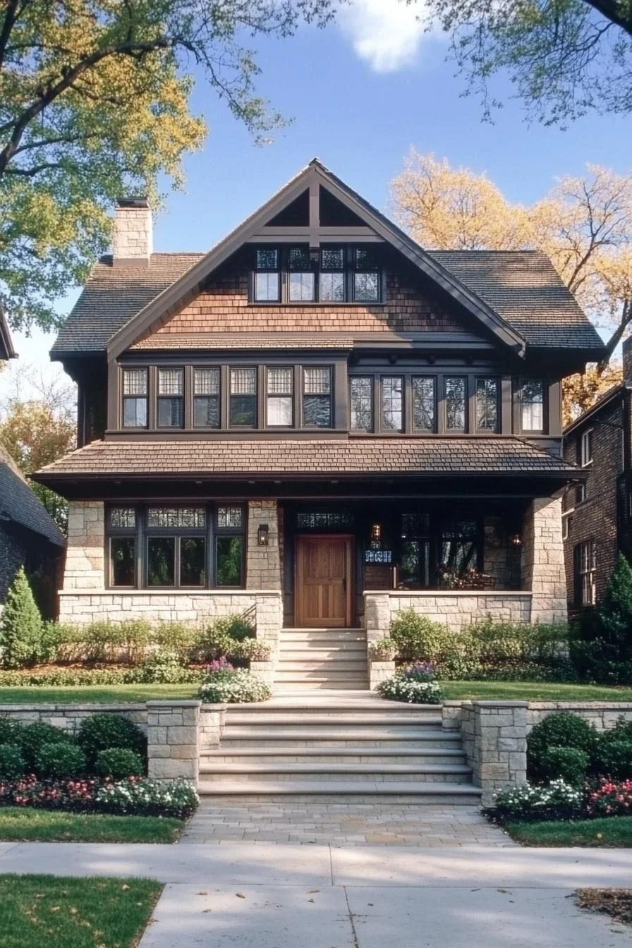 Charming Modern Craftsman Home Design