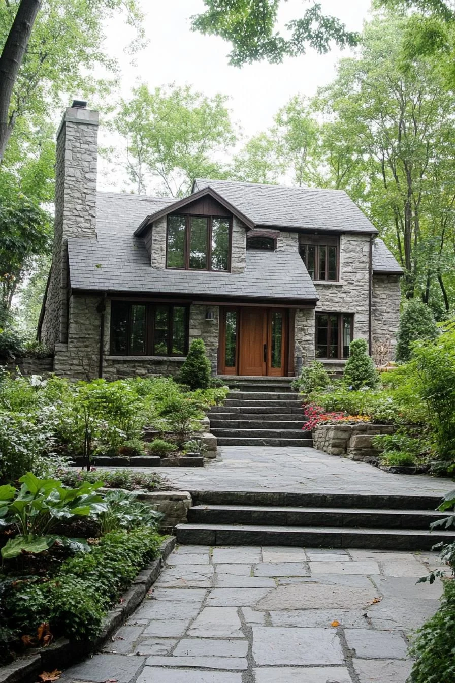 A Stone Cottage Among Woodland Wonders