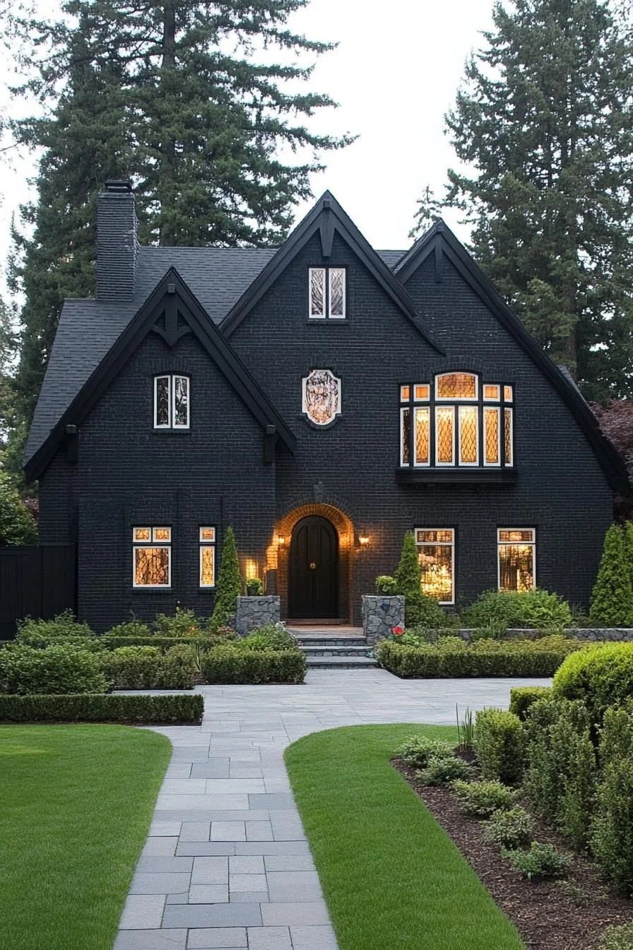 A Playful Gothic Retreat at Dusk