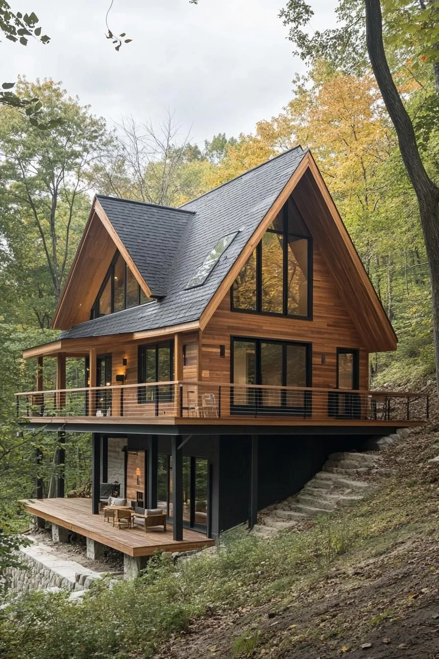 A Timber Escapade Atop the Hilltop