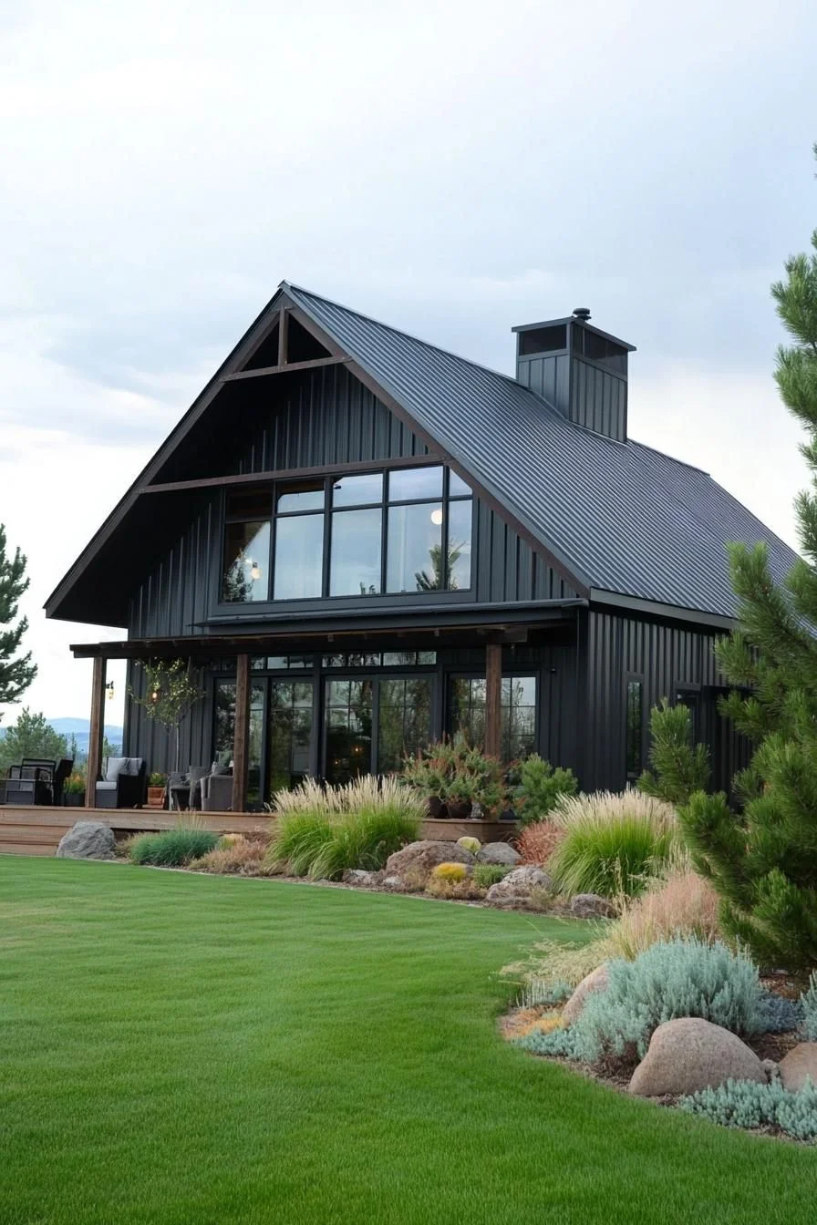 A Sleek Metal Hideaway Set in Green