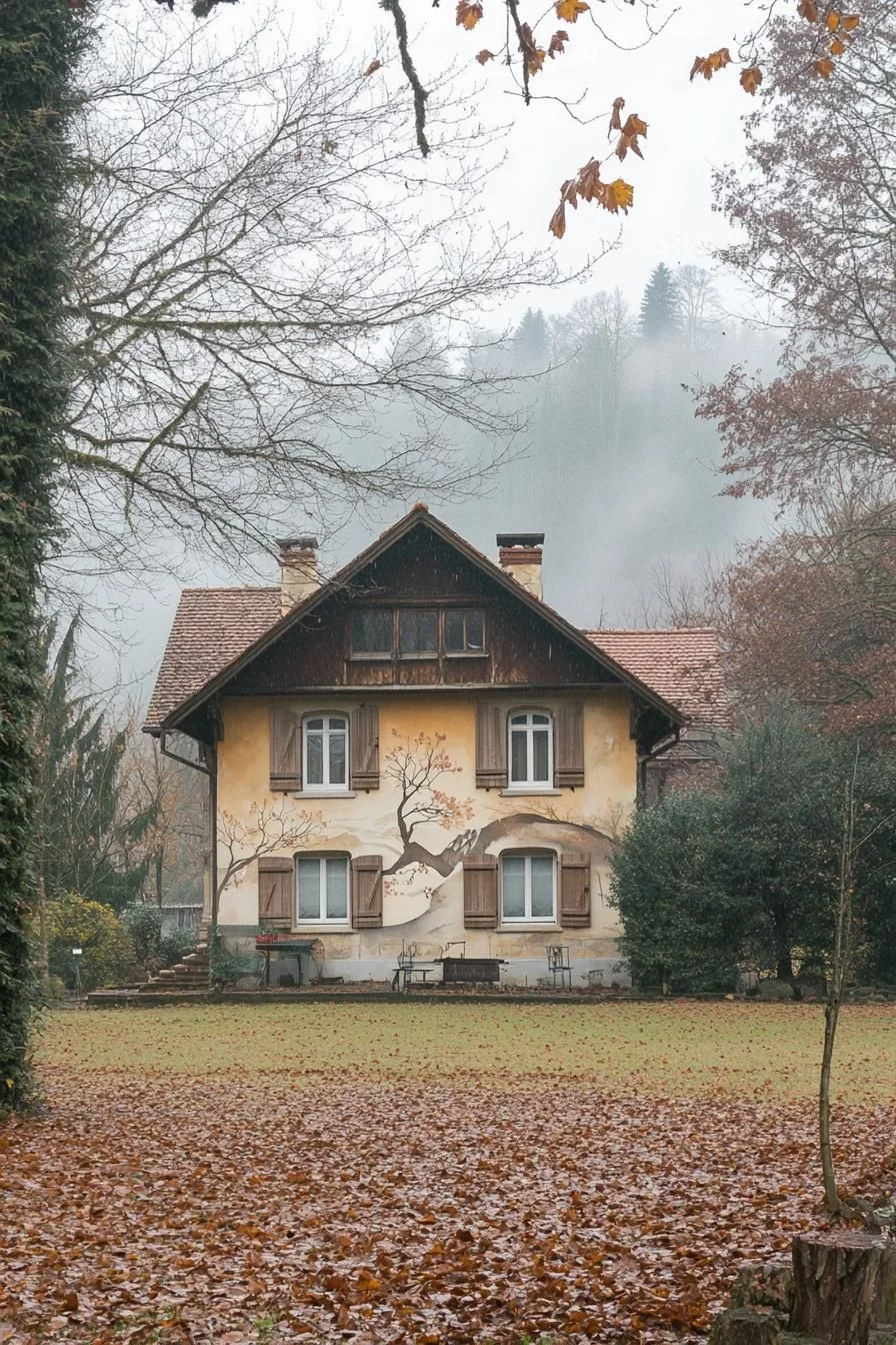 Hand-Painted Murals of Alpine Scenery - photo 2