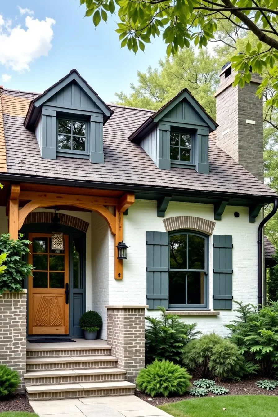 Home with Peaked Chimney