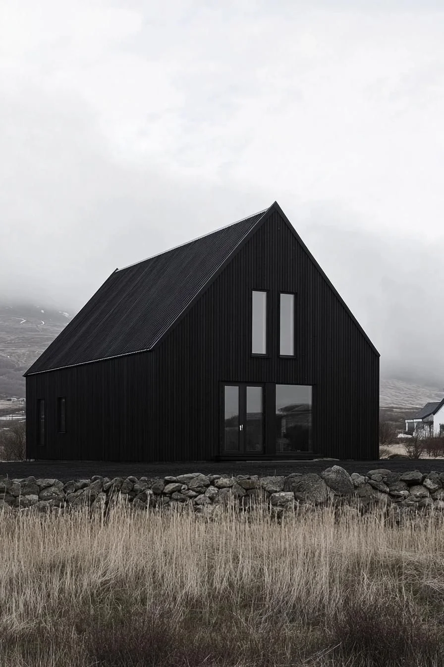 Dark Gothic-Style Grain House