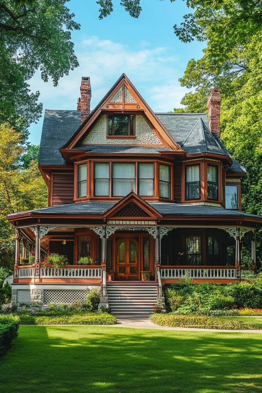 Victorian Style Surrounded by Green