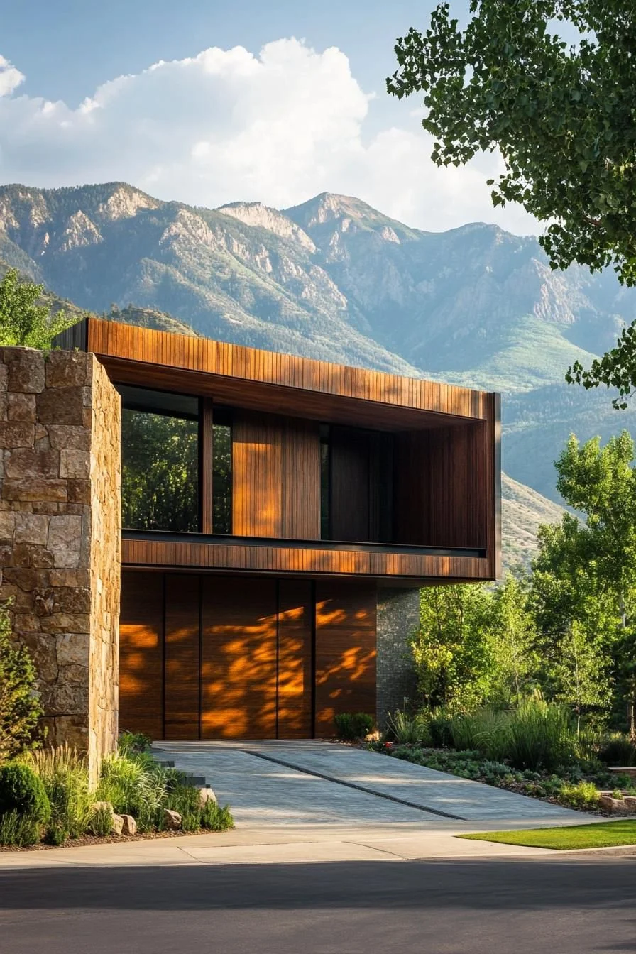 Geometric Wood Paneling - photo 3