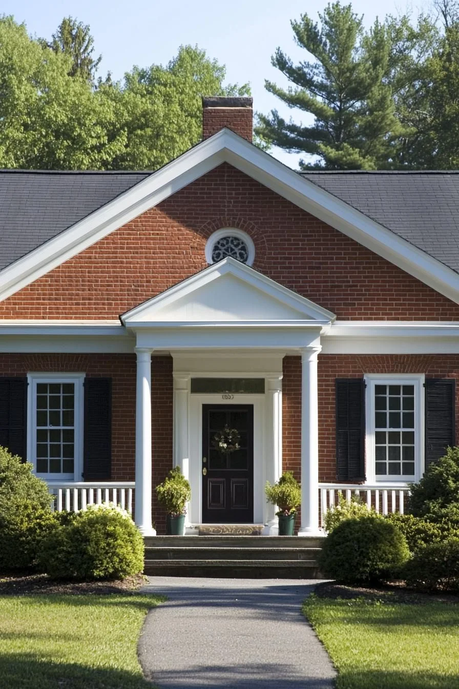 A Brick Ranch With a Standout Porch