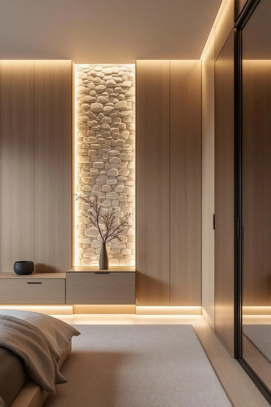 A Minimalist Room With Earthy Tones