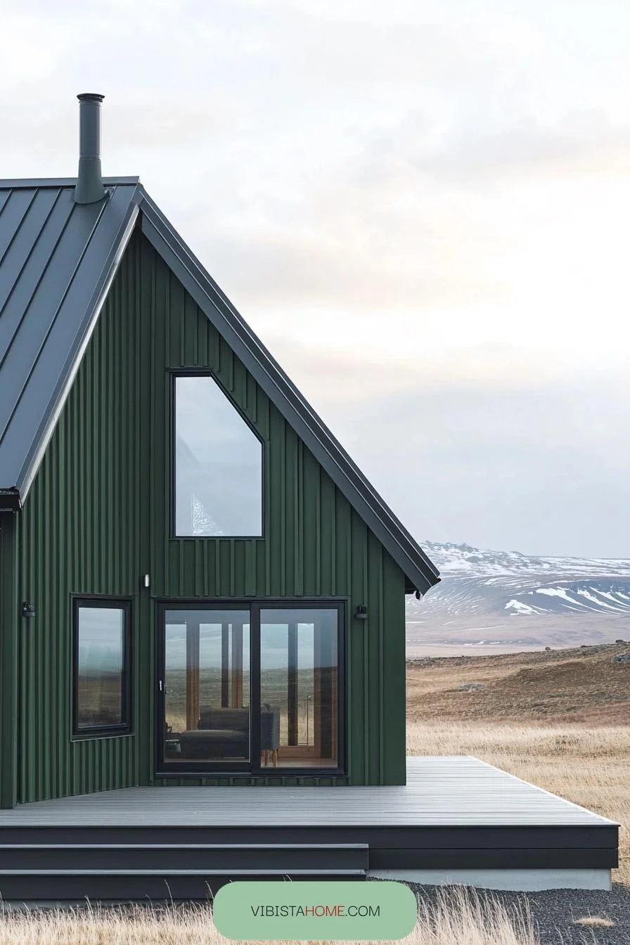 21) Scandinavian House with a View