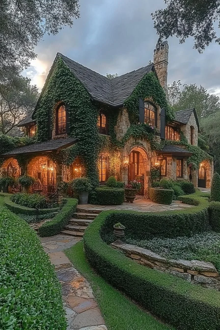 A Fantasy Villa Veiled in Vines