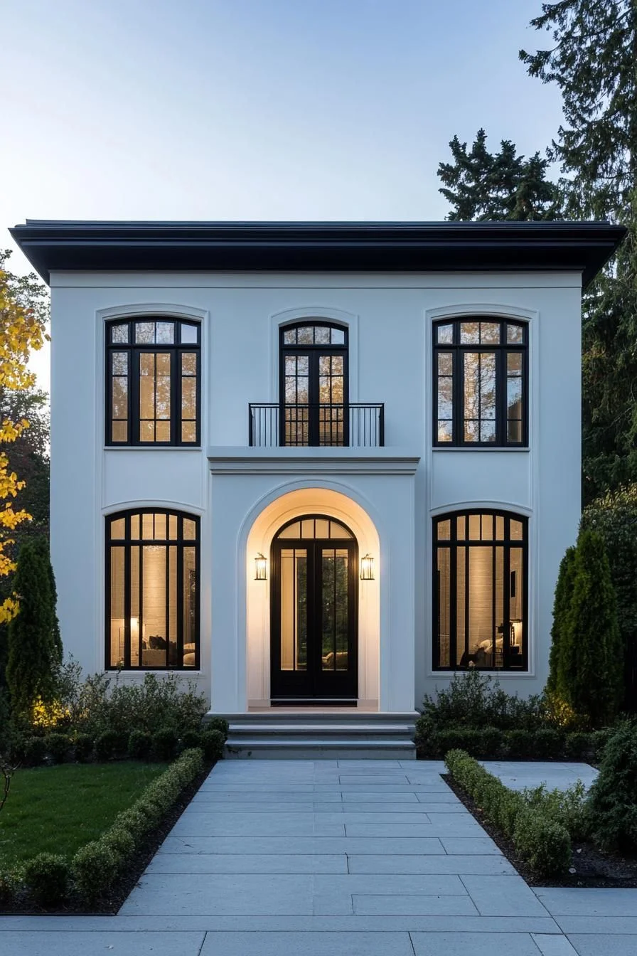 A Bright Neoclassical Home with a Modern Twist