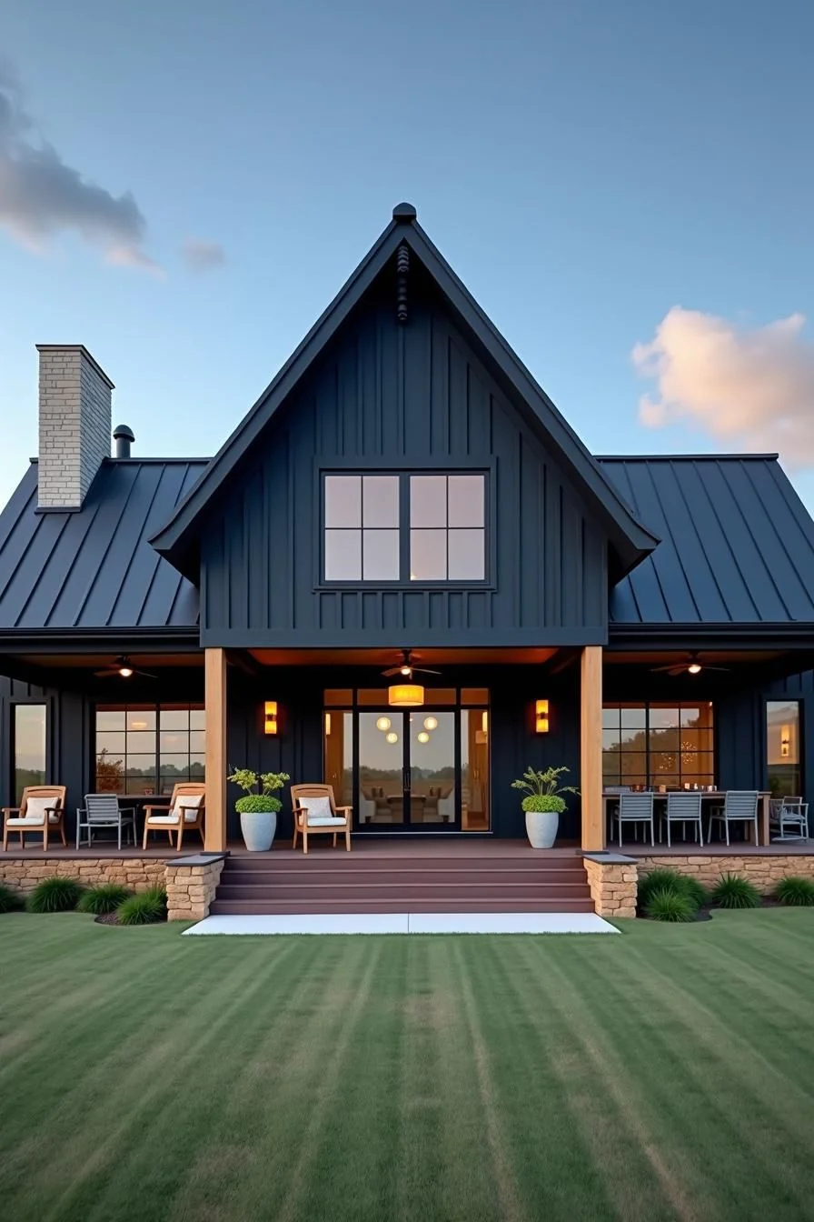 Gabled Charm on Open Grass