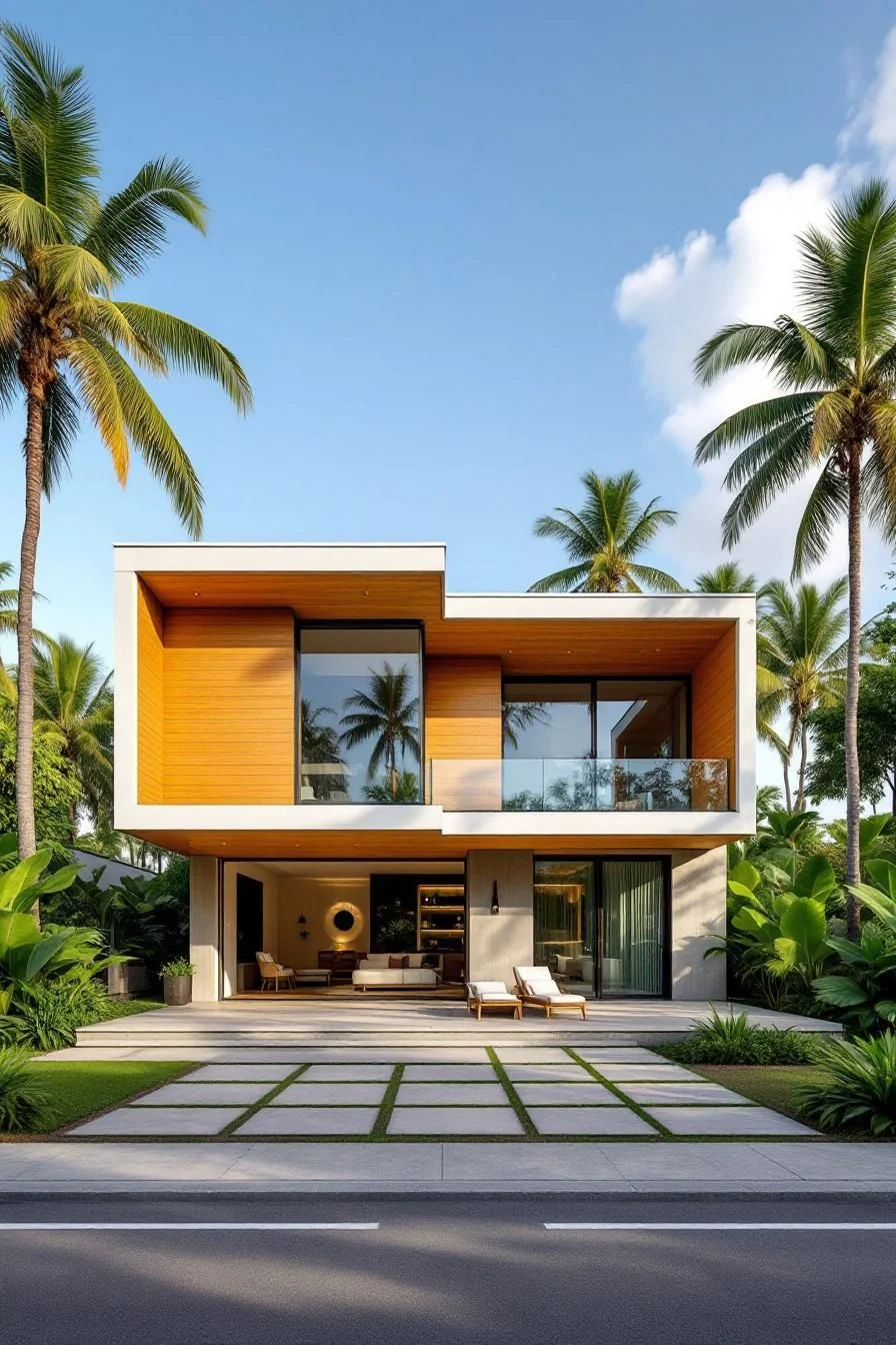 A Sunshine-Filled Tropical Lounge