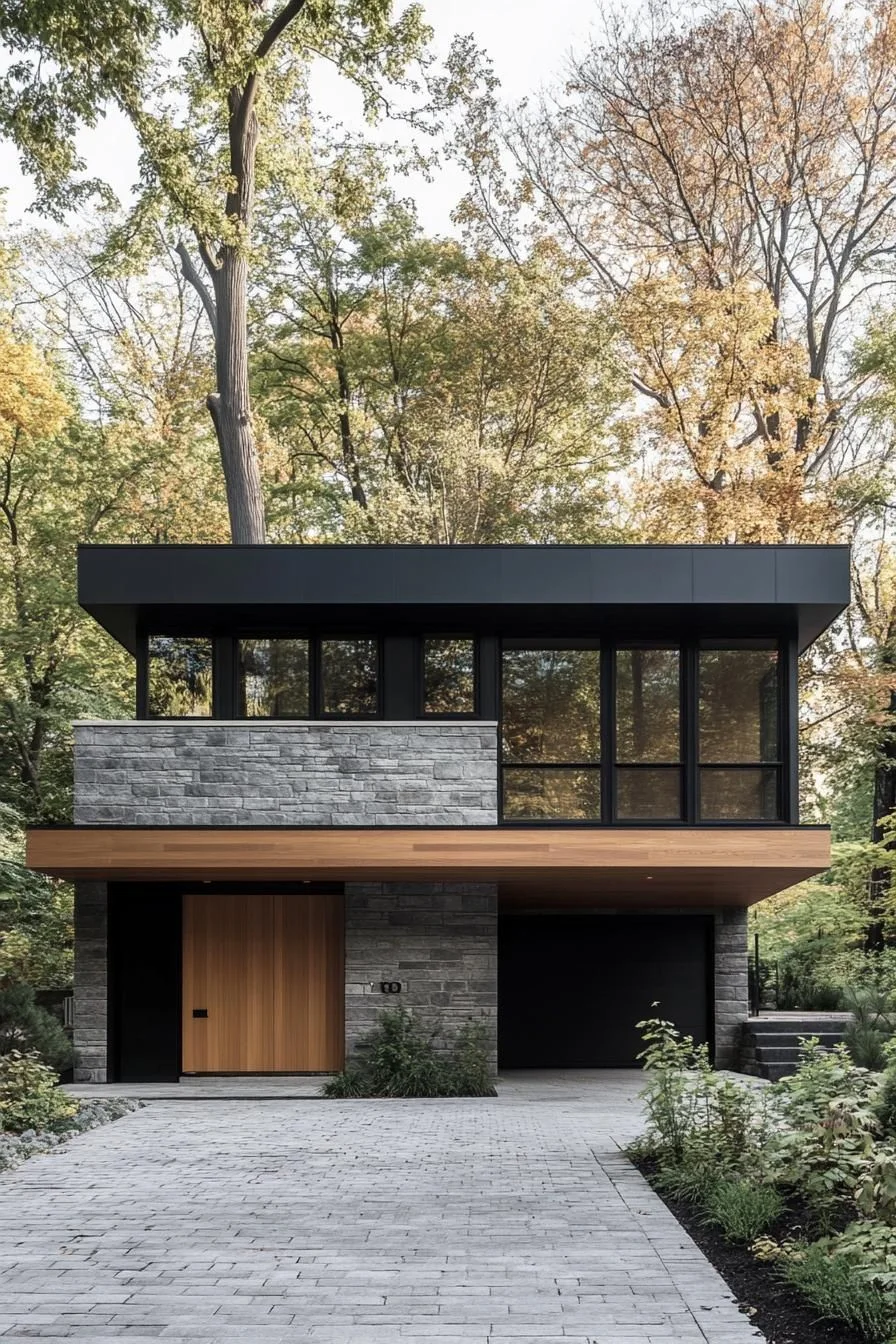 Modern Design Blending Into the Wild