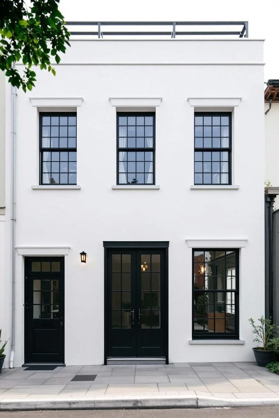 Cube-Style Home With French Details