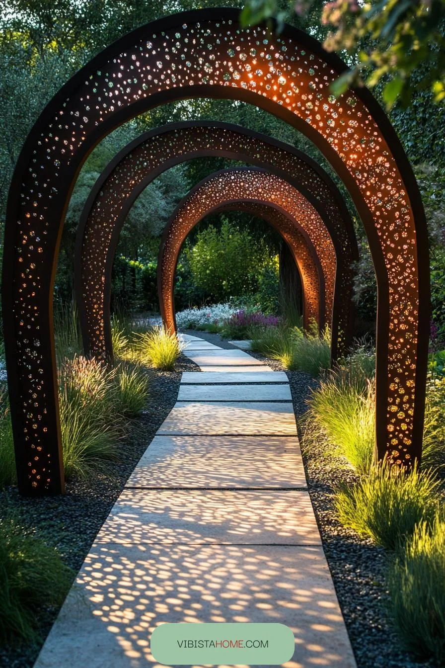 Celestial Path Through Dappled Light