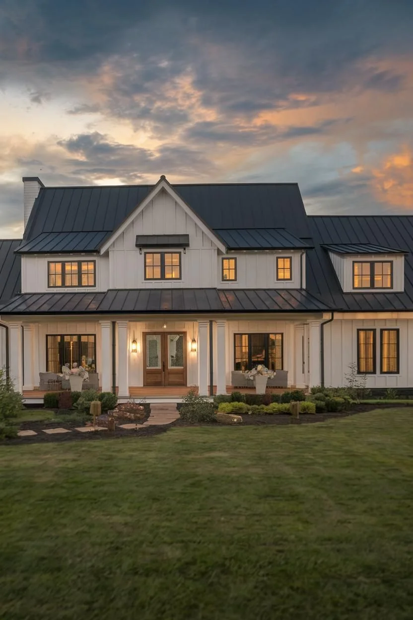A Cozy Farmhouse With Modern Details