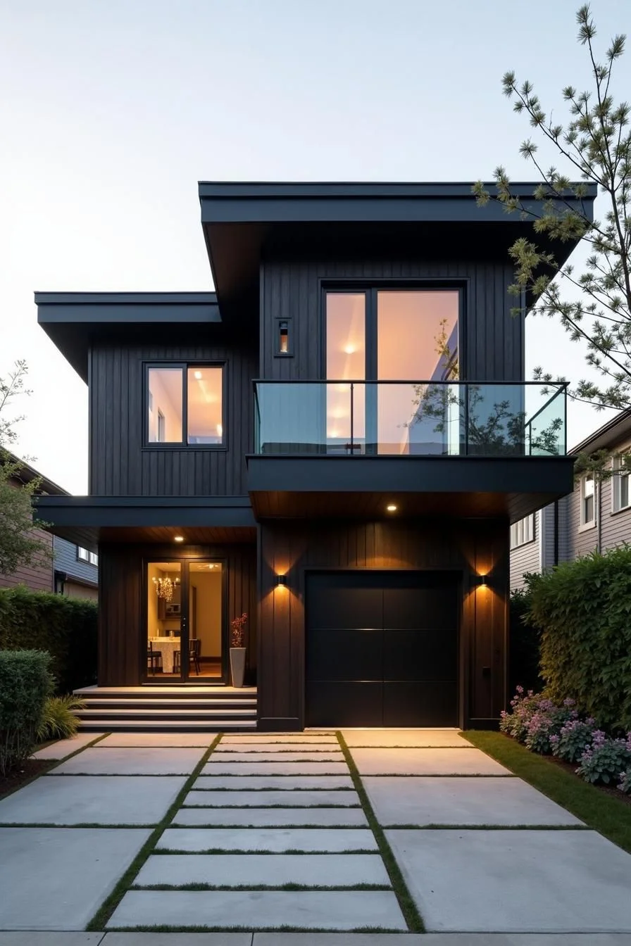 A Chic Refuge Draped in Black