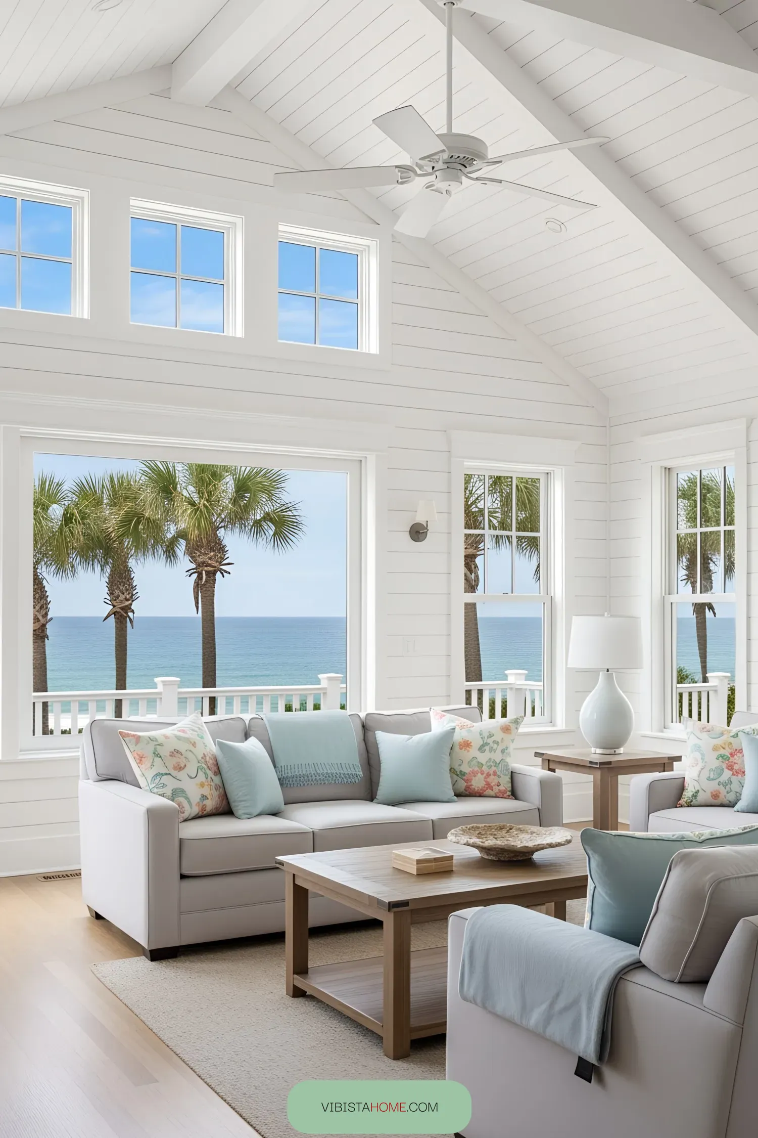 A Window Framing Waves: Aqua Dream Views