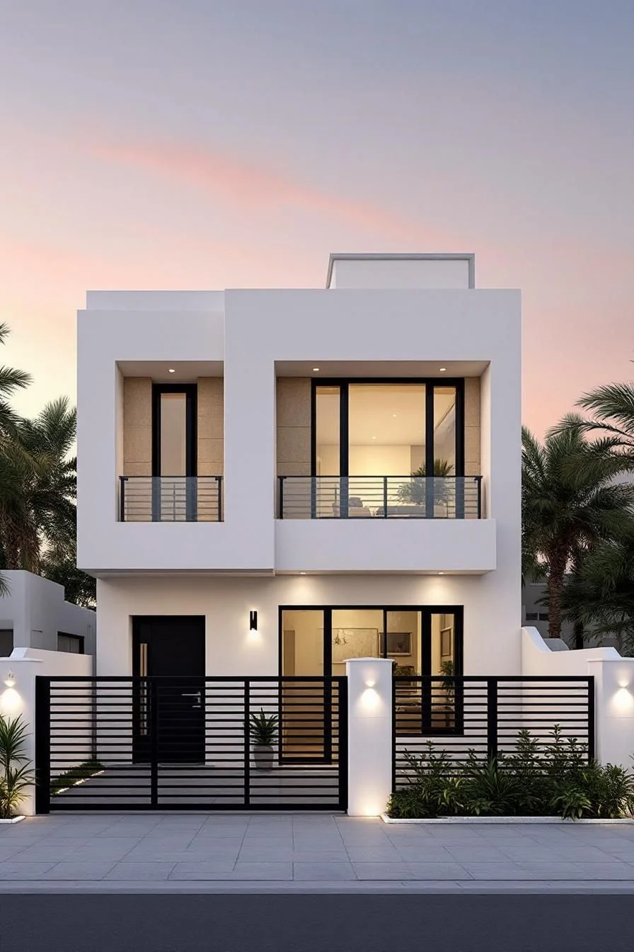 Modern Style With Quiet Palm Views