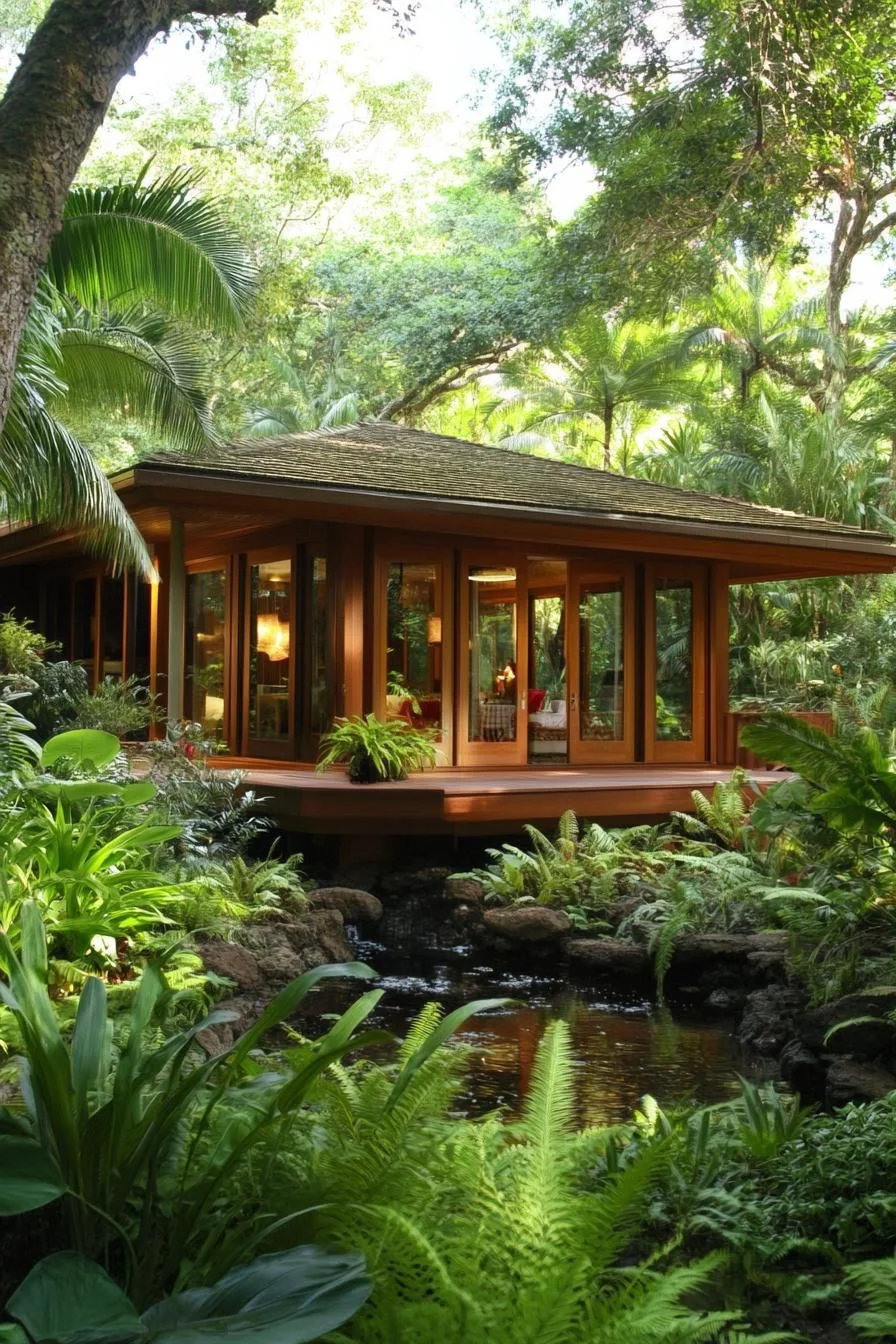 A Lazy Lagoon Villa in the Tropics