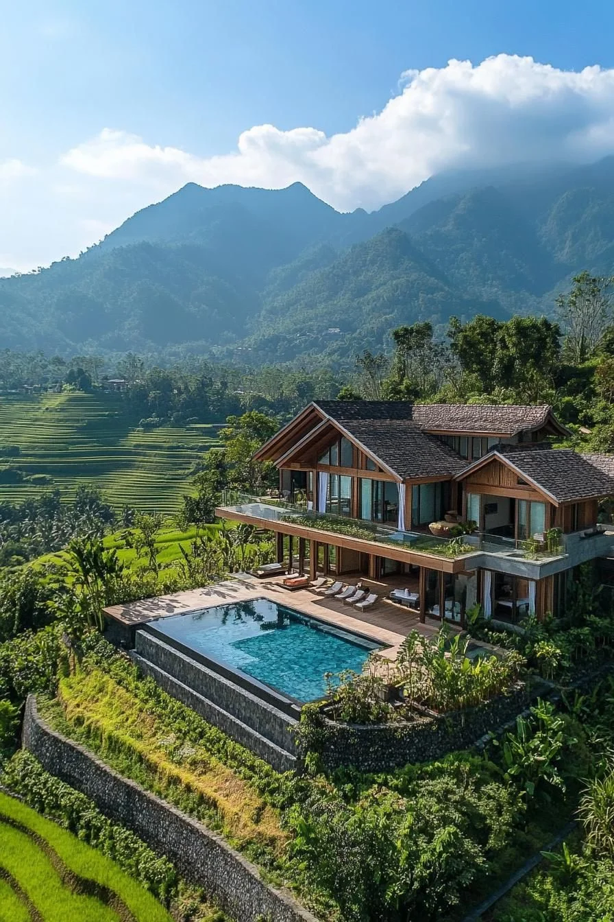 Panoramic Peaks: A Bali Mountain Lodge