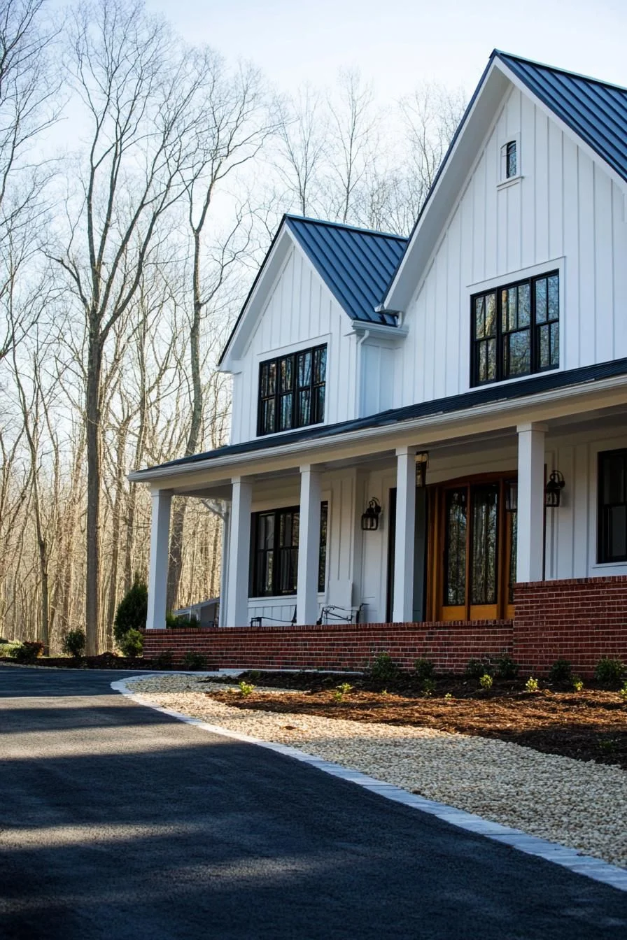 A Simple Modern Farmhouse With Rustic Flair
