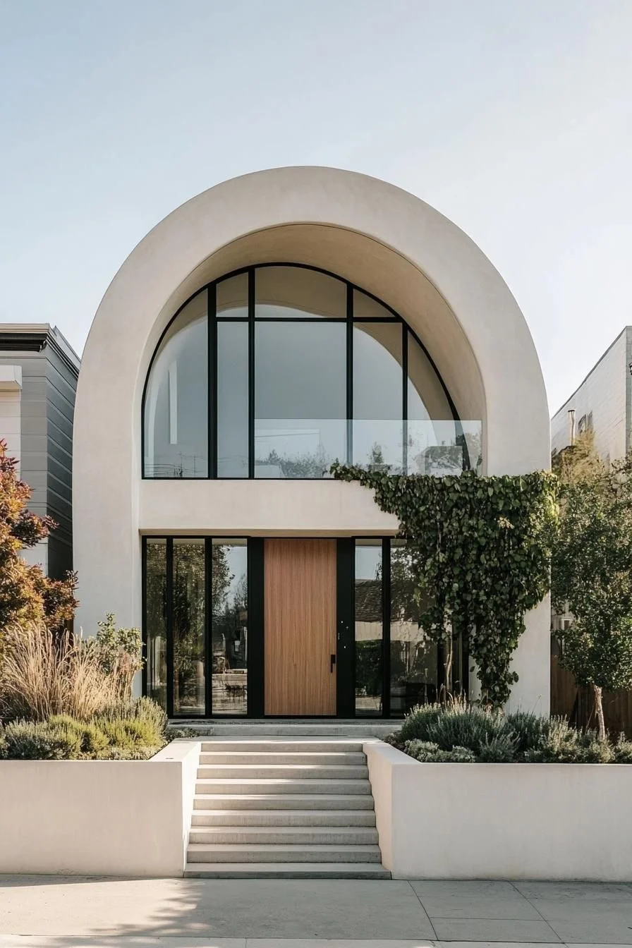 A House That Looks Like It's Smiling