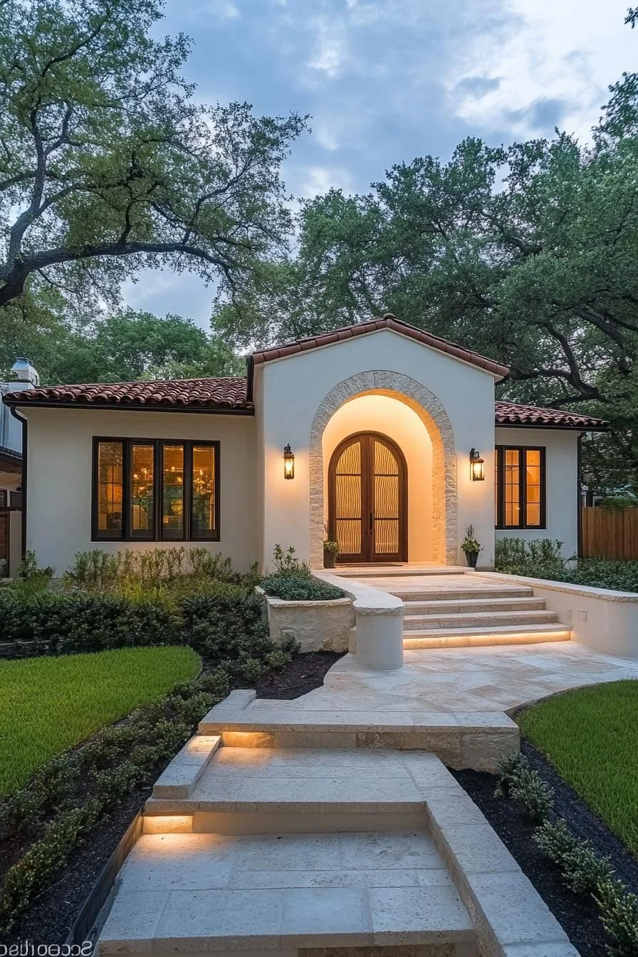 A Warm Welcome at This Spanish Abode