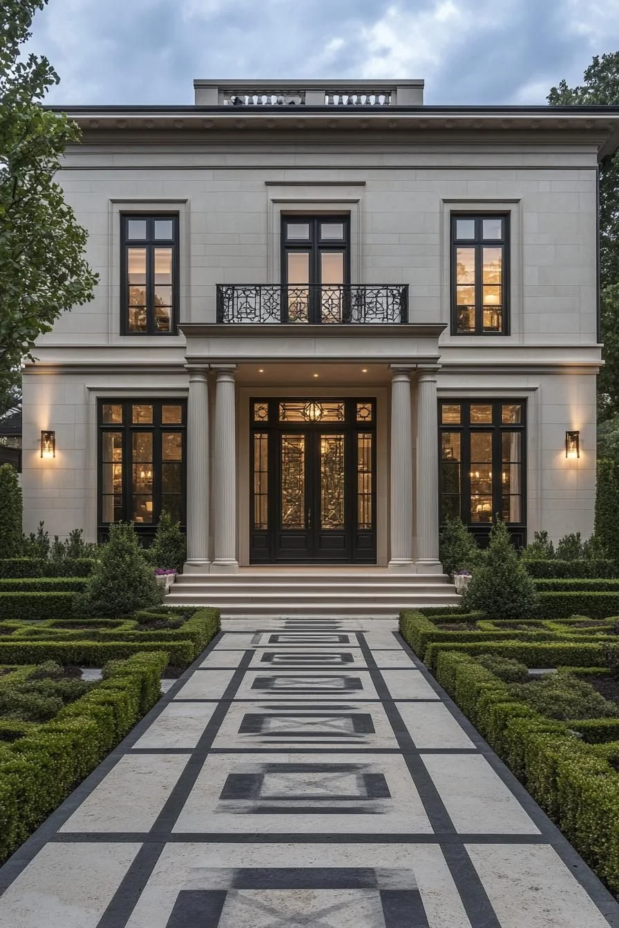 Elegant Villa With Graceful Columns