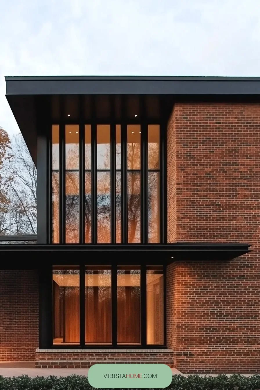 Brick Charm with Modern Lines