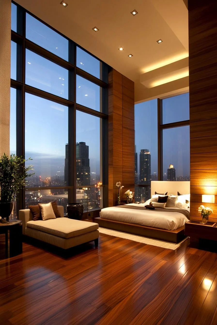 A Chic Hideaway Framed by Windows