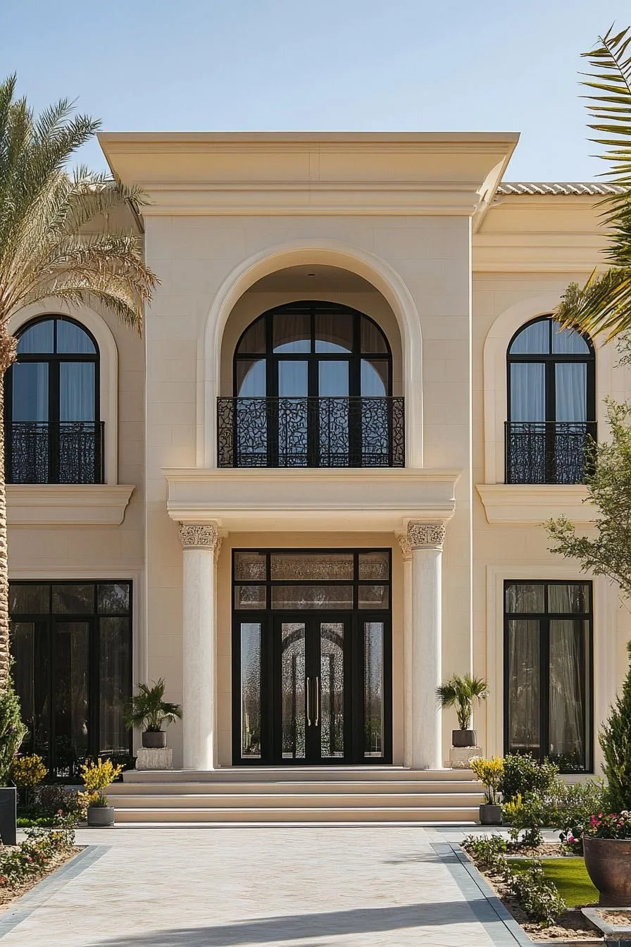 Palatial Style With Arched Character